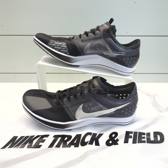 Nike ZoomX DragonFly Black Metallic Silver Track Field Distance Cross Shoes 11.5 - Picture 2 of 12